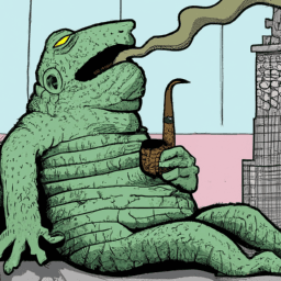 Image for Weather Patterns Change Due to Godzilla Smoking A huge Pipe